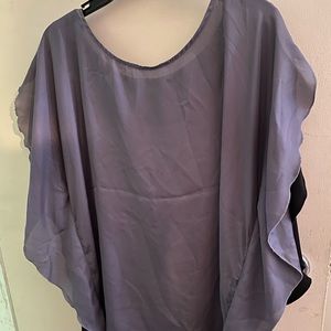 Grey and black Blouse